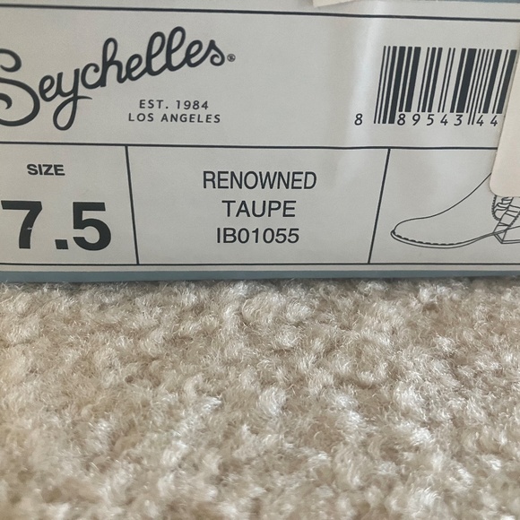 Seychelles Renowned Bootie Taupe Size 37.5 - Picture 5 of 16
